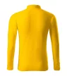 Malfini Pique Polo LS - Hosszú ujjú férfi galléros póló - Sárga - S
