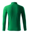 Malfini Pique Polo LS - Hosszú ujjú férfi galléros póló - Fűzöld - 2XL