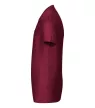 Malfini Pique Polo - Galléron és ujjvégeken dupla bordacsíkkal díszített, rövid ujjú gyerek galléros póló - Garnet - 122 cm/6 éves