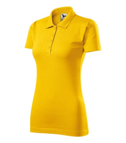 Malfini Single J. - Pamut női galléros póló - Sárga - XL