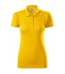 Malfini Single J. - Pamut női galléros póló - Sárga - 2XL