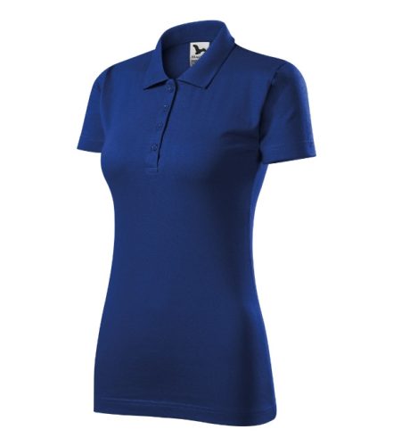 Malfini Single J. - Pamut női galléros póló - Királykék - 2XL
