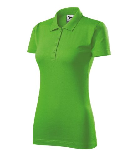 Malfini Single J. - Pamut női galléros póló - Almazöld - 2XL