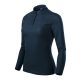 Malfini Pique Polo LS - Hosszú ujjú női galléros póló - Tengerészkék - 2XL