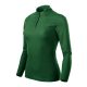 Malfini Pique Polo LS - Hosszú ujjú női galléros póló - Üvegzöld - 2XL