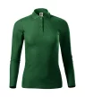 Malfini Pique Polo LS - Hosszú ujjú női galléros póló - Üvegzöld - 2XL