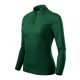 Malfini Pique Polo LS - Hosszú ujjú női galléros póló - Sötétzöld - 2XL