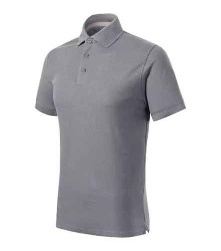 Malfini Prime (GOTS) - Biopamut férfi galléros póló - Antik ezüst - 3XL