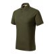 Malfini Prime (GOTS) - Biopamut férfi galléros póló - Military - 2XL