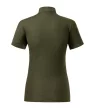 Malfini Prime (GOTS) - Biopamut, szűkített szabású női galléros póló - Military - XL