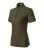Malfini Prime (GOTS) - Biopamut, szűkített szabású női galléros póló - Military - 2XL