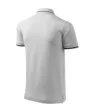 Malfini premium Perfection plain - Gallér és ujjvégek kontraszt csíkkal,  sztreccs anyagú férfi galléros póló - Fehér - 2XL