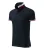 Malfini premium Collar Up - Gallér alsó felületén, ujjakon kontraszt csíkokozású férfi galléros póló - Szürkéskék - XL