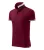 Malfini premium Collar Up - Gallér alsó felületén, ujjakon kontraszt csíkokozású férfi galléros póló - Garnet - 3XL