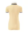 Malfini premium Collar Up - Gallér alsó felületén, ujjakon kontraszt csíkokozású női galléros póló - Bourbon vanilla - XL