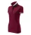 Malfini premium Collar Up - Gallér alsó felületén, ujjakon kontraszt csíkokozású női galléros póló - Garnet - XL