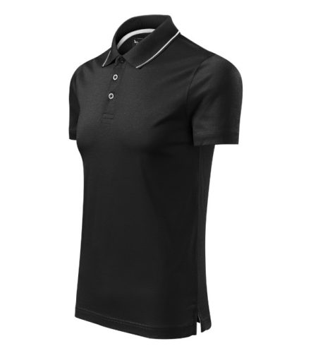 Malfini premium Grand - Mercerizált pamut férfi galléros póló - Fekete - 2XL