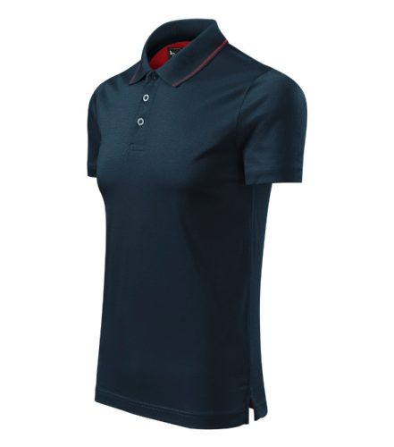 Malfini premium Grand - Mercerizált pamut férfi galléros póló - Tengerészkék - 3XL