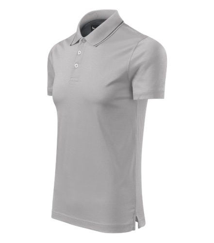 Malfini premium Grand - Mercerizált pamut férfi galléros póló - Ezüstszürke - 3XL