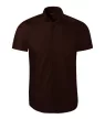 Malfini Premium Flash - Rövid ujjú férfi ing - Kávé - 2XL