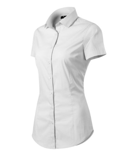 Malfini Premium Flash - Rövid ujjú női ing - Fehér - 2XL