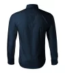 Malfini Premium Dynamic - Enyhén szűkített szabású, hosszú ujjú férfi ing - Tengerészkék - 2XL