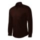 Malfini Premium Dynamic - Enyhén szűkített szabású, hosszú ujjú férfi ing - Kávé - 2XL