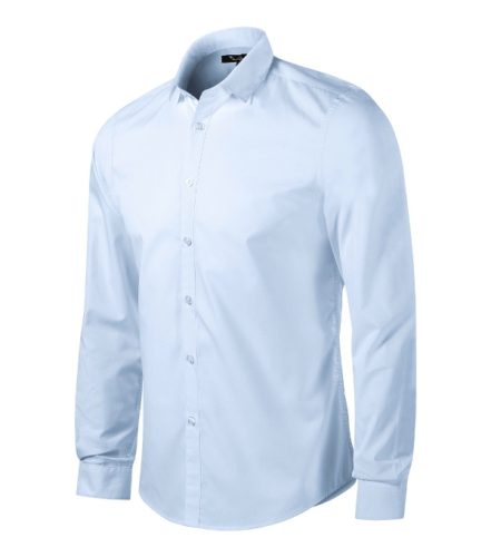 Malfini Premium Dynamic - Enyhén szűkített szabású, hosszú ujjú férfi ing - Világoskék - XL
