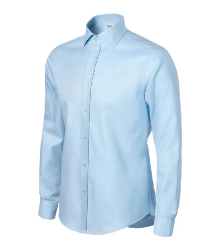 Malfini Premium Journey - Hosszú ujjú férfi ing - Slant blue - XL