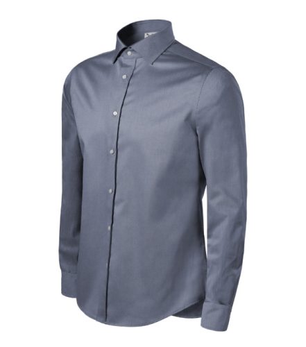 Malfini Premium Journey - Hosszú ujjú férfi ing - Viharszürke melange - 2XL