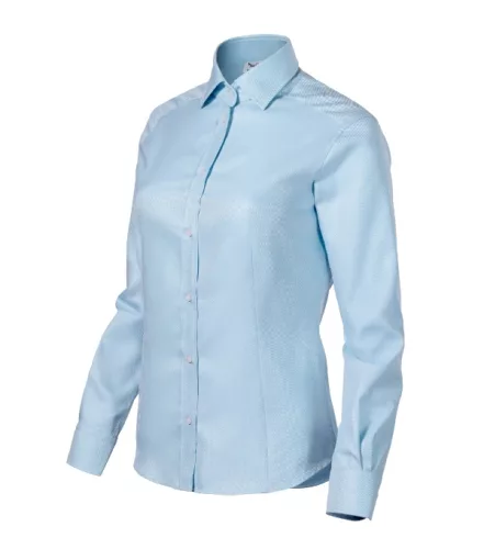 Malfini Premium Journey - Hosszú ujjú női ing - Slant blue - L