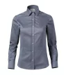 Malfini Premium Journey - Hosszú ujjú női ing - Viharszürke melange - 2XL