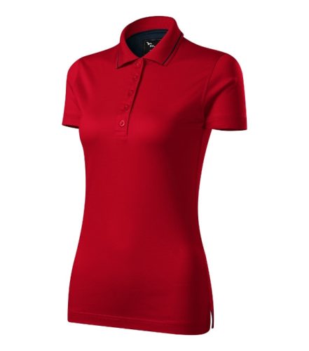 Malfini premium Grand - Mercerizált pamut női galléros póló - F1 piros - 2XL