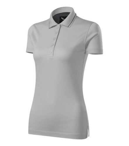 Malfini premium Grand - Mercerizált pamut női galléros póló - Ezüstszürke - 2XL
