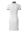 Malfini Premium Dress up - Szűkített szabású, felhajtható galléros női ruha - Fehér - M