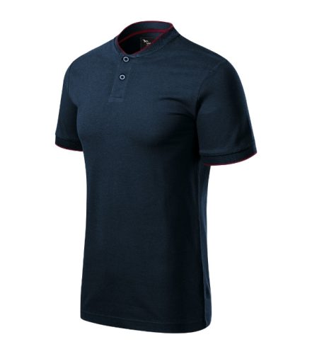 Malfini Premium Diamond - Bomber galléros férfi póló - Tengerészkék - S