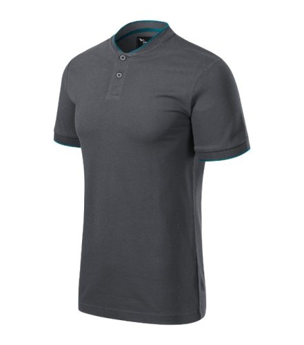 Malfini Premium Diamond - Bomber galléros férfi póló - Világos anthracit - XL