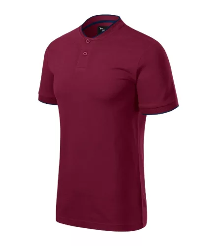 Malfini Premium Diamond - Bomber galléros férfi póló - Garnet - S