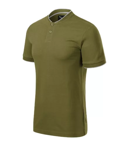 Malfini Premium Diamond - Bomber galléros férfi póló - Avokádózöld - S