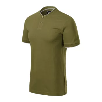   Malfini Premium Diamond - Bomber galléros férfi póló - Avokádózöld - M