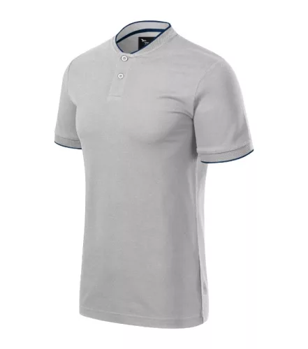Malfini Premium Diamond - Bomber galléros férfi póló - Ezüstszürke - 3XL