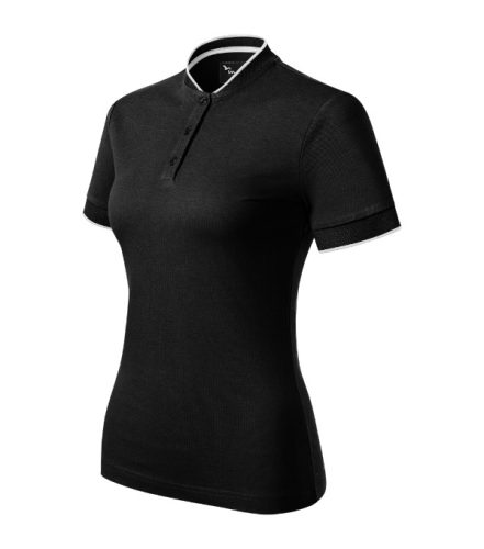 Malfini Premium Diamond - Bomber galléros női póló - Fekete - XL