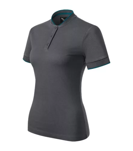 Malfini Premium Diamond - Bomber galléros női póló - Világos anthracit - 2XL