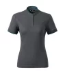 Malfini Premium Diamond - Bomber galléros női póló - Világos anthracit - 2XL