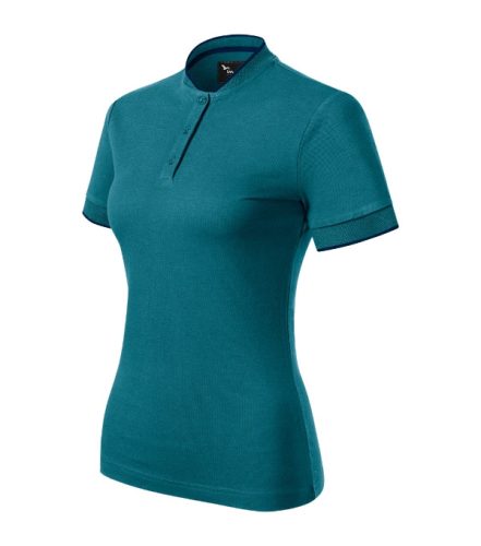 Malfini Premium Diamond - Bomber galléros női póló - Petrol kék - XL