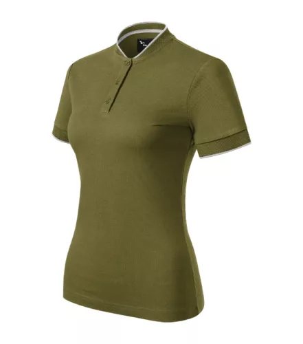 Malfini Premium Diamond - Bomber galléros női póló - Avokádózöld - S