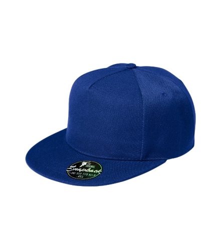 Malfini Rap 5P - Ötpaneles, állítható méretű, műanyag pattentos unisex sapka - Királykék