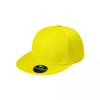   Malfini Rap 6P - Hatpaneles,  állítható méretű, műanyag pattentos unisex sapka - Citrom