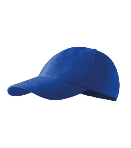 Malfini 6P - Hatpaneles, enyhén hajlított felső rész, rézkapcsokkal állítható unisex baseball sapka - Királykék