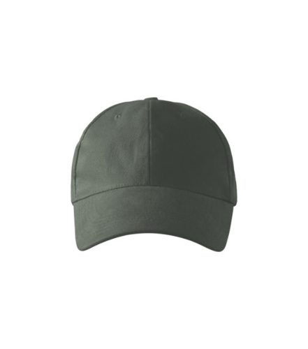 Malfini 6P - Hatpaneles, enyhén hajlított felső rész, rézkapcsokkal állítható unisex baseball sapka - Sötét palakő